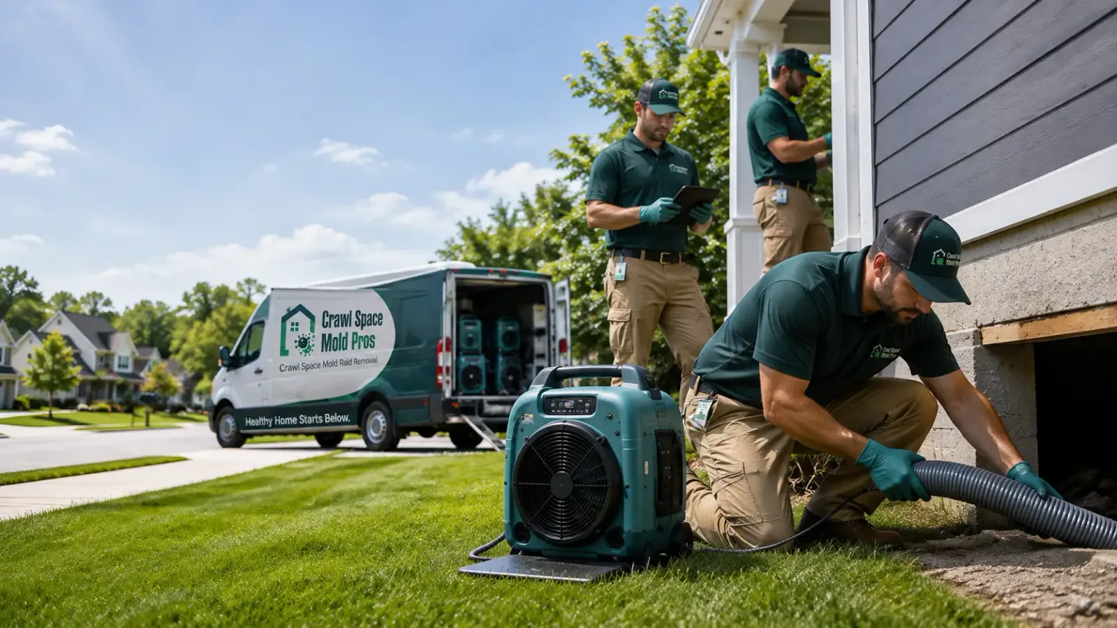 Crawl Space Mold Removal in Heath, OH